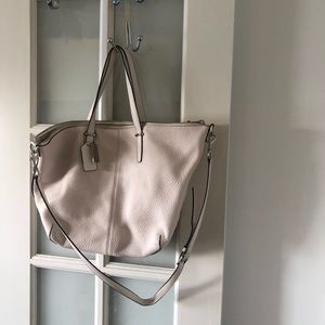 Coach Bleecker Cooper Pebbled Leather Satchel